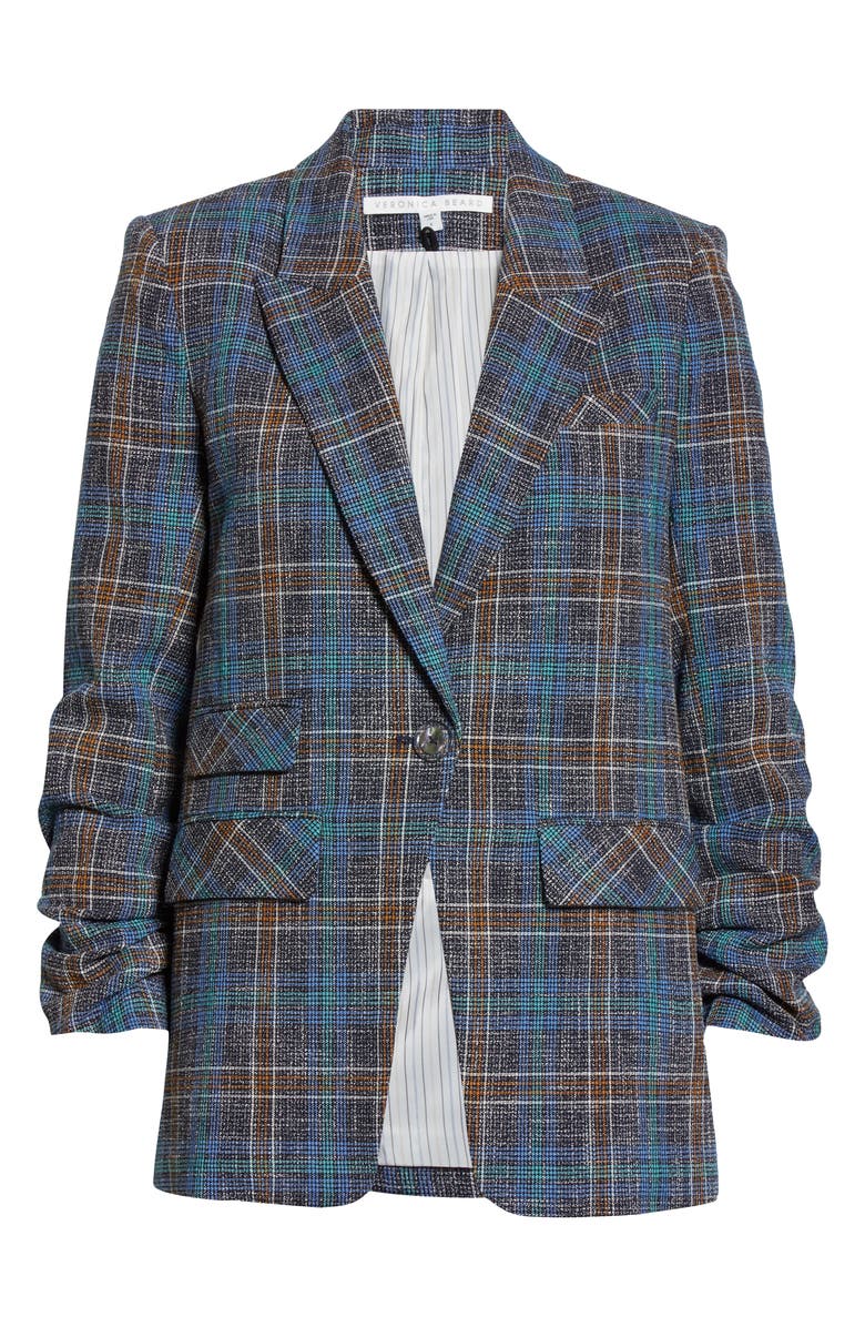 Veronica Beard Martel Plaid Dickey Jacket, Main, color, 