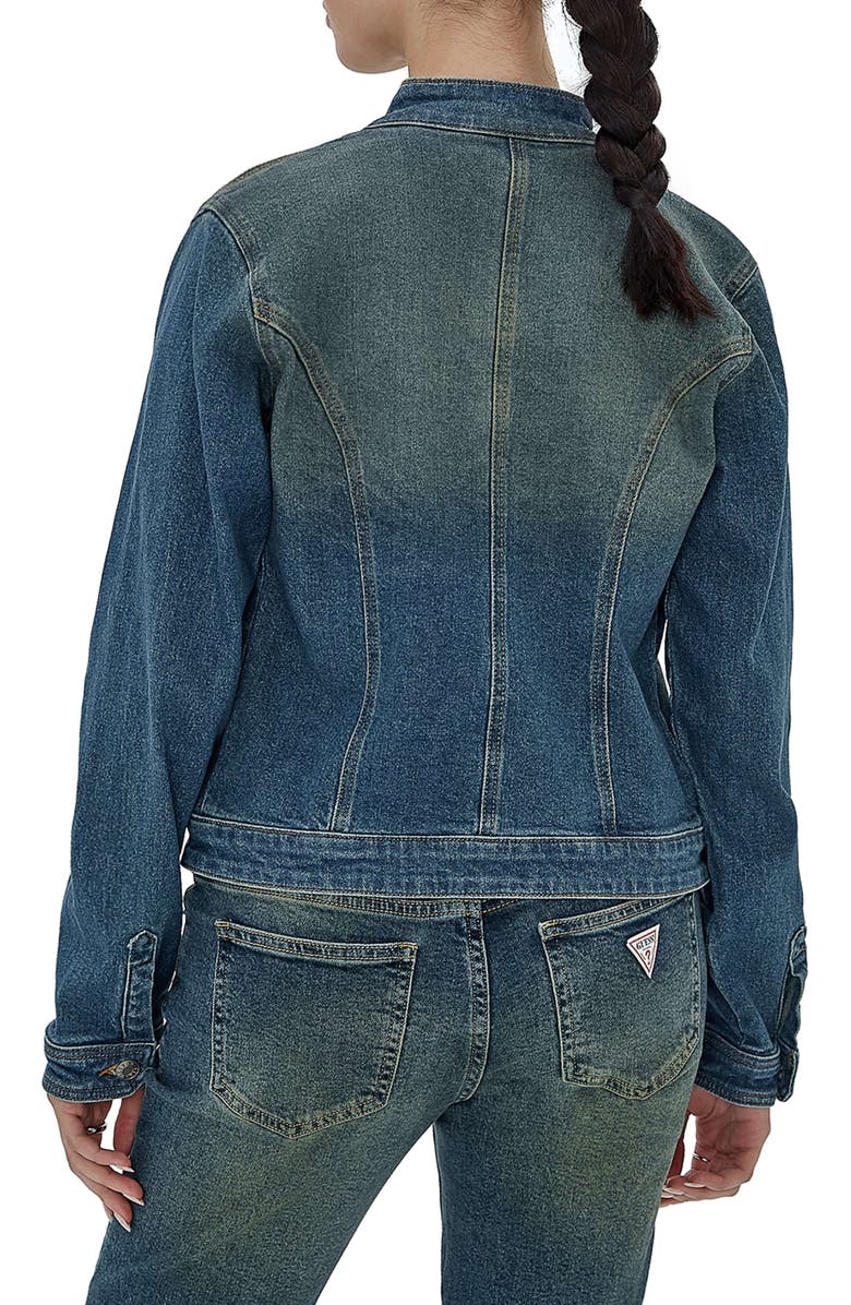 GUESS ORIGINALS Go Denim Moto Jacket, Alternate, color, 