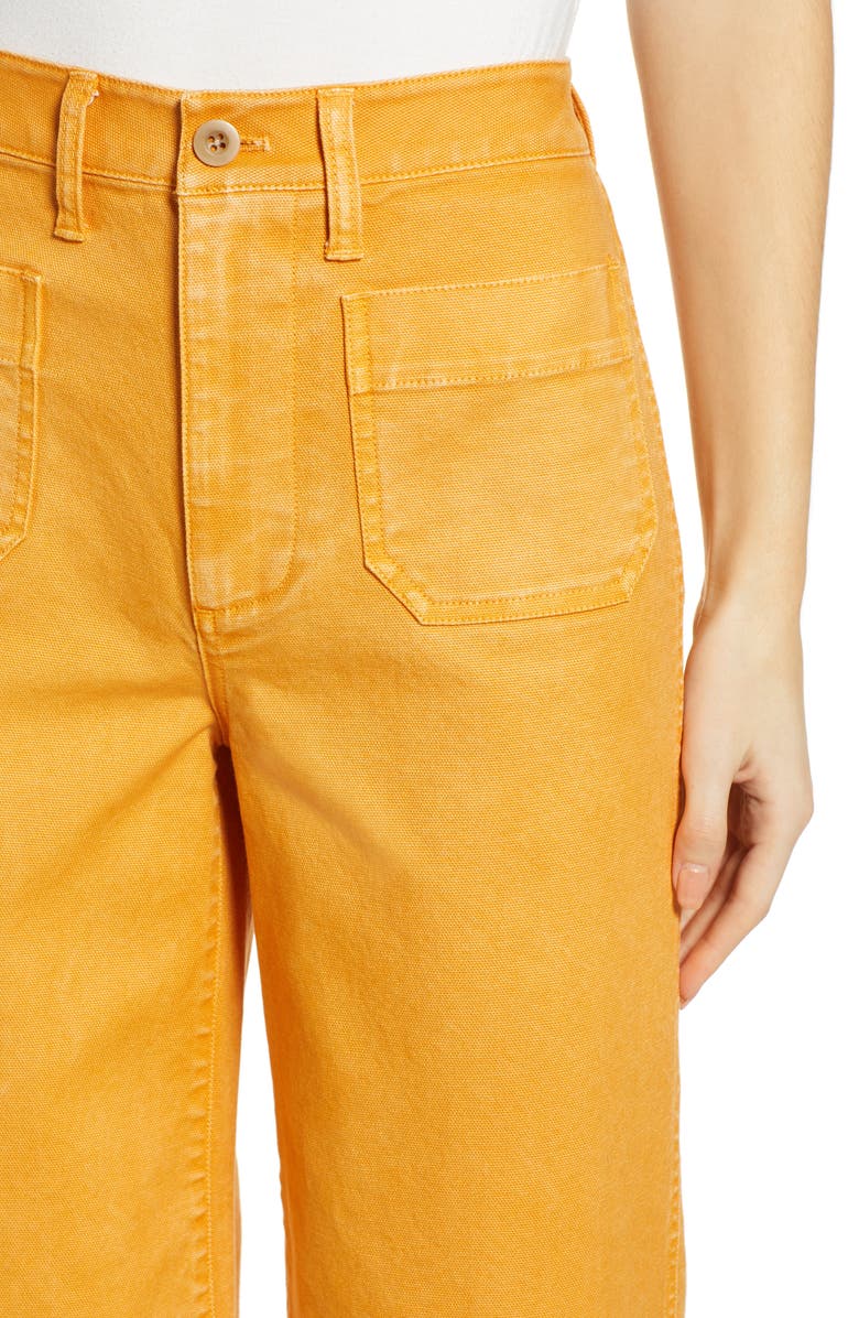 Madewell Emmett Crop Wide Leg Pants, Alternate, color,