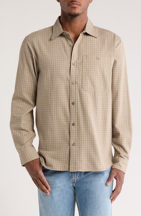Arroyo Plaid Flannel Button-Up Shirt