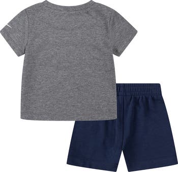 Vertical Graphic T-Shirt & Shorts Set