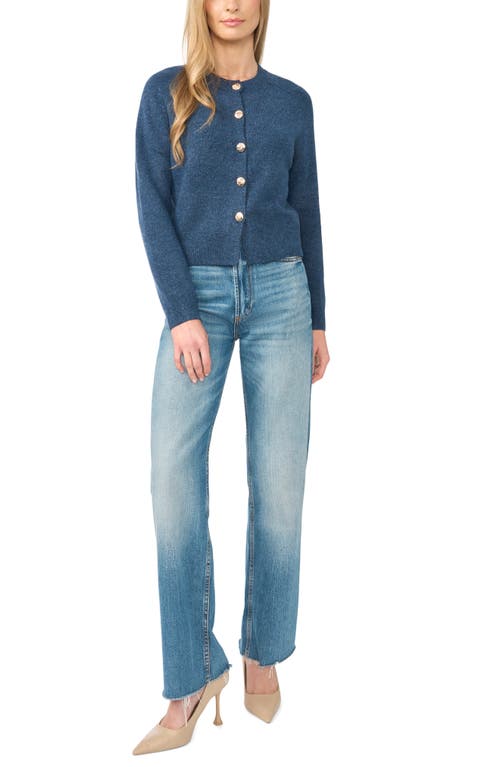 Ted Baker Saddle Shoulder Cardigan In Blue