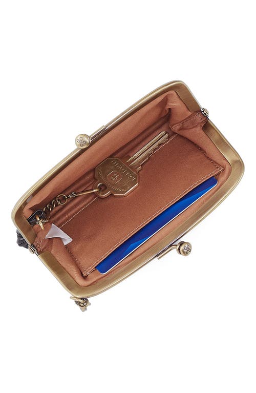 Shop Hobo Cheer Whipstitch Leather Frame Pouch