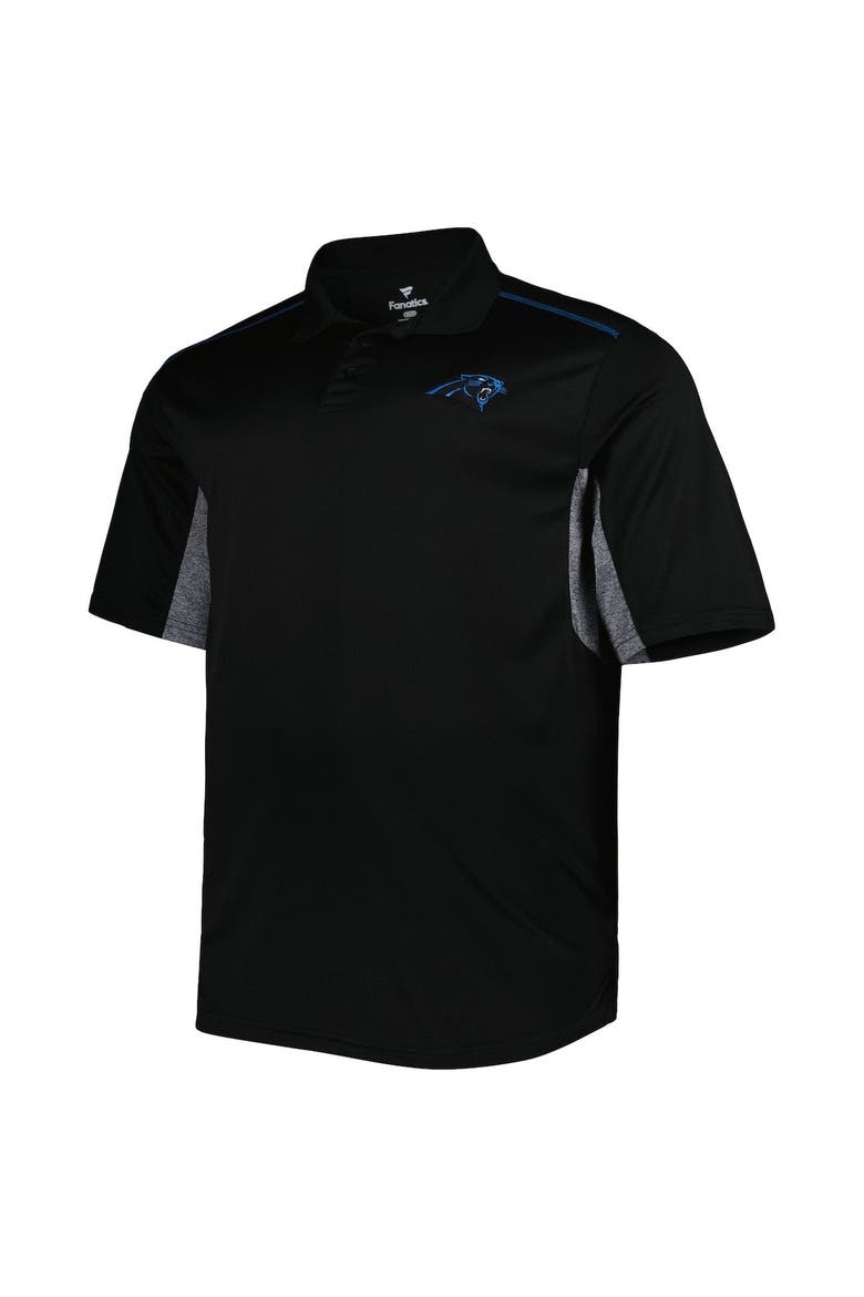 Men's Black Carolina Panthers Big & Tall Team Color Polo, Alternate, color, Black