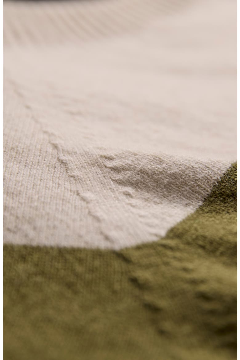 Supersoft Slouch Dress, Alternate, color, Khaki Colourblock