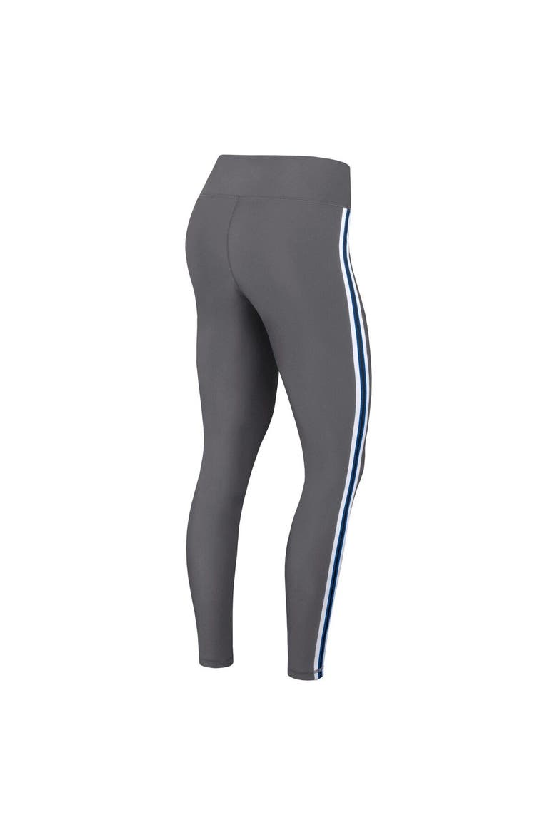 Women's WEAR by Erin Andrews Charcoal Indianapolis Colts Color Block Leggings, Alternate, color, Charcoal