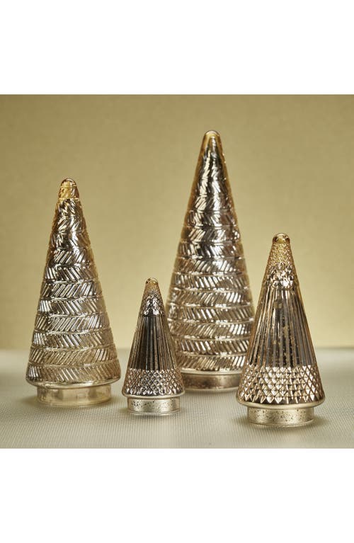 Zodax Stella 14-inch Antique Glass Illuminated Tree In Gold