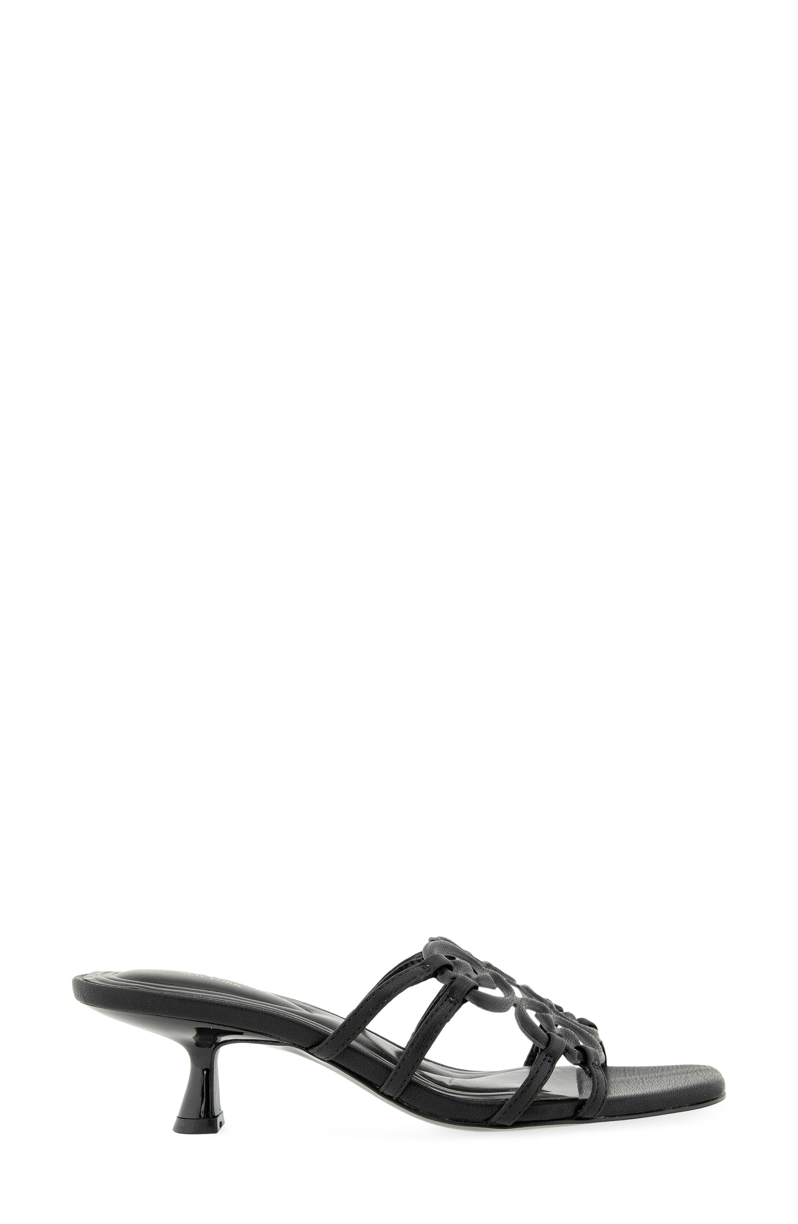 Christian Siriano Ixla Kitten Heel Sandal, Alternate, color, Black