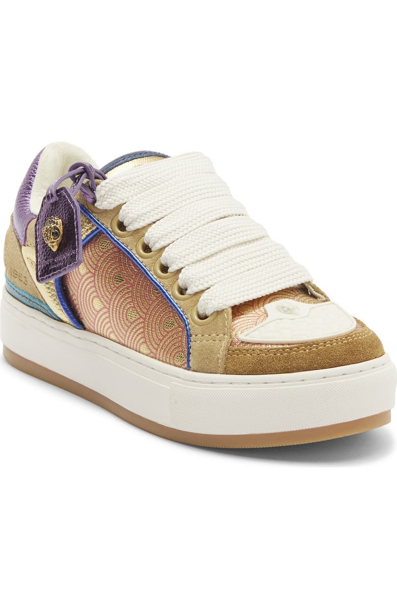 Kurt Geiger London Southbank Tag Sneaker, Main, color, Metal Comb