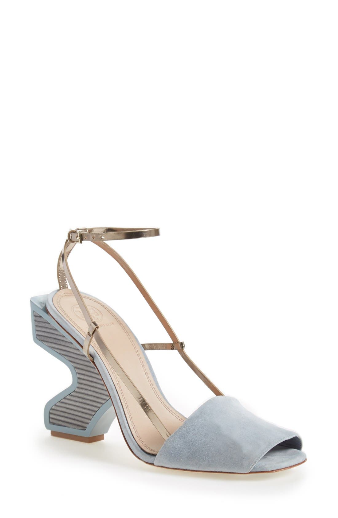 Tory Burch 'Curio' Ankle Strap Sandal, Main, color, 