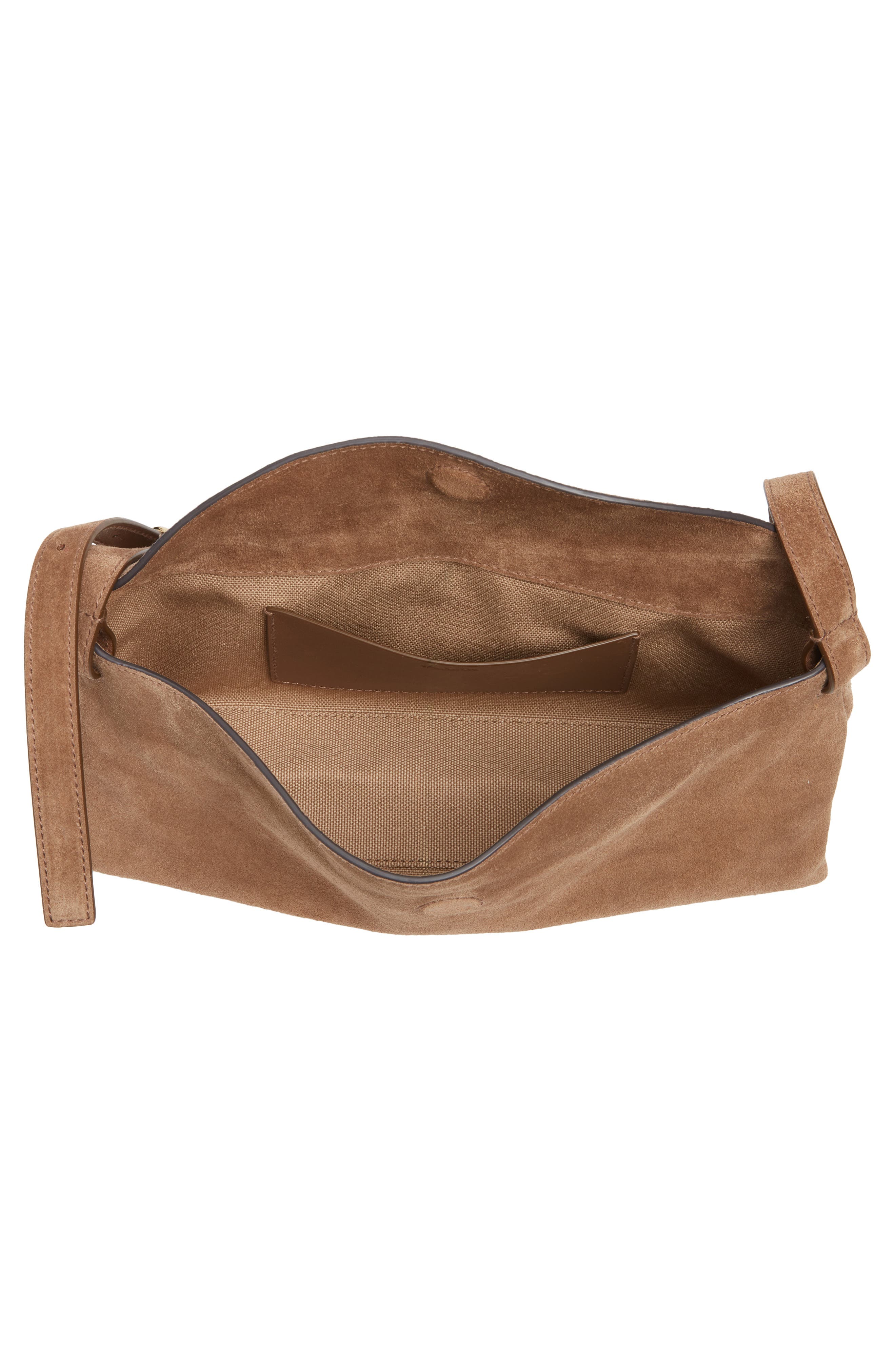 Madewell The Date Night Suede Shoulder Bag, Alternate, color, 