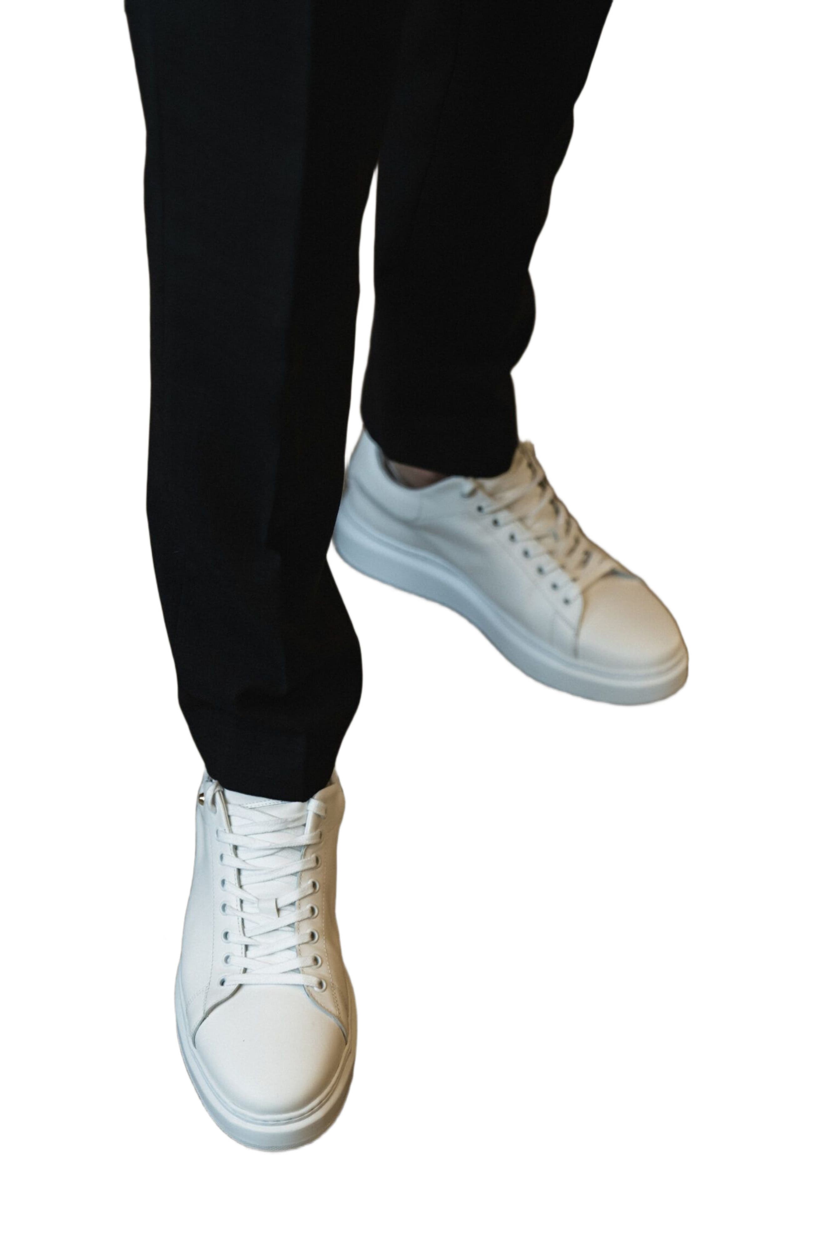 Hugo Orthopedic Sneakers, Alternate, color, White Leather