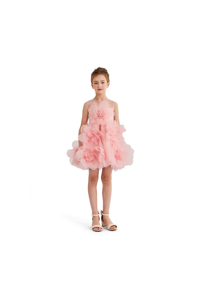 Floral Blooming Flowers Dress, Alternate, color, Pink