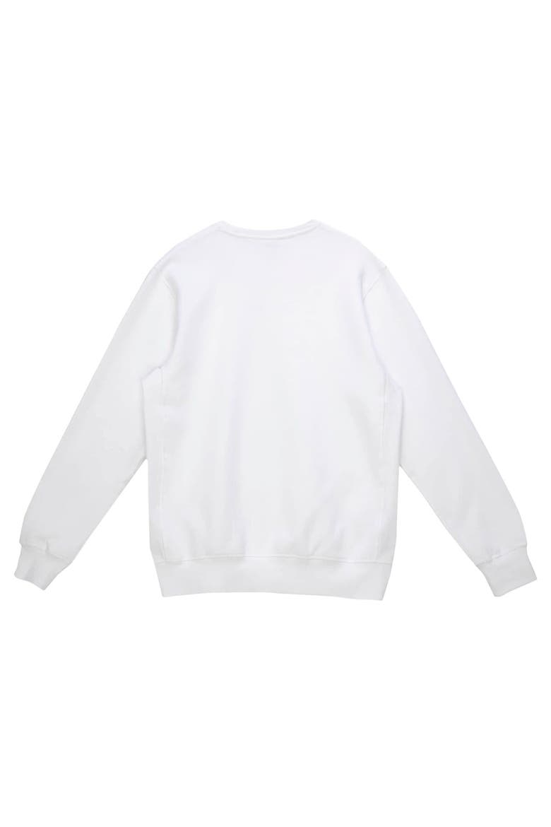 Men's Mitchell & Ness White Cleveland Browns Basic Fleece Pullover Sweatshirt, Alternate, color, White