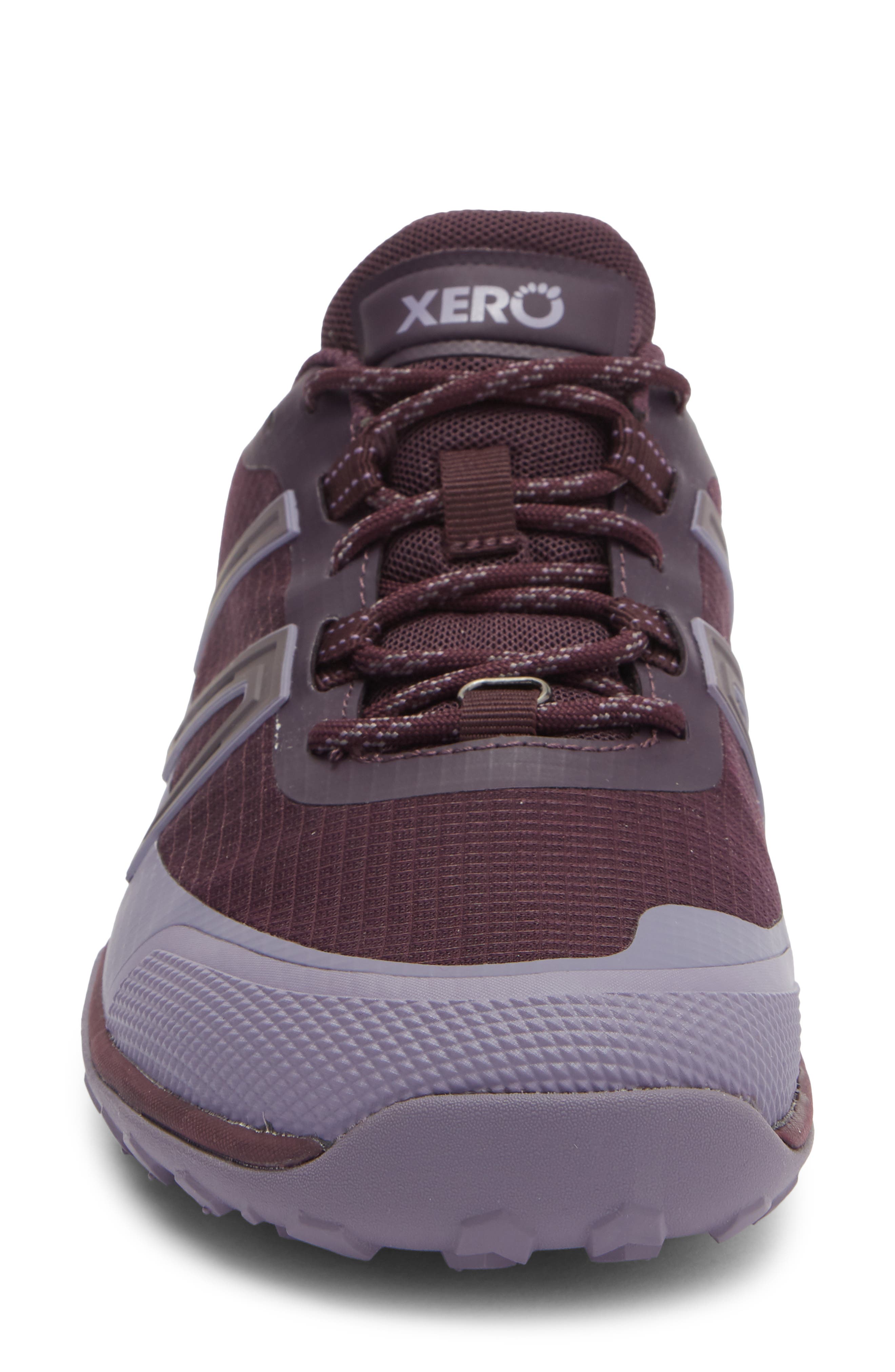 Scrambler Trail Low Waterproof Running Shoe, Alternate, color, PLUM PERFECT / SAGE PURPLE