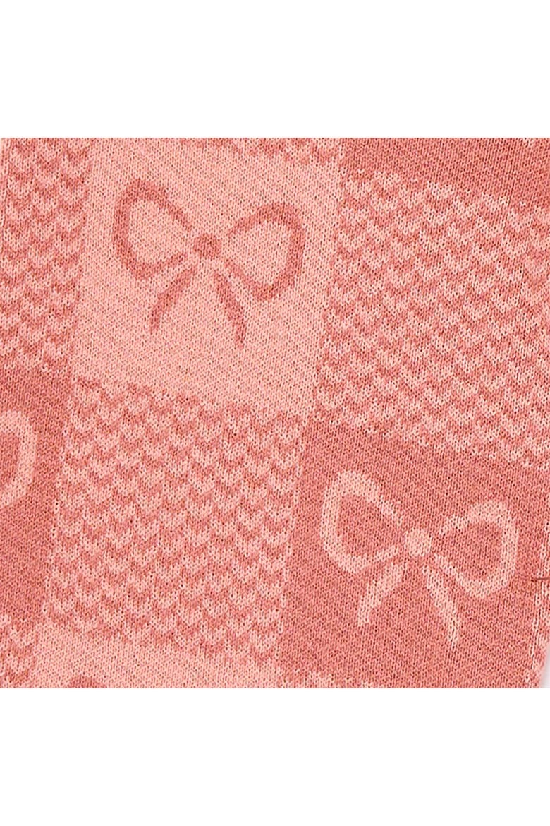 Jacquard Sweater Knit Top and Pant Set, Alternate, color, Pink Ribbons