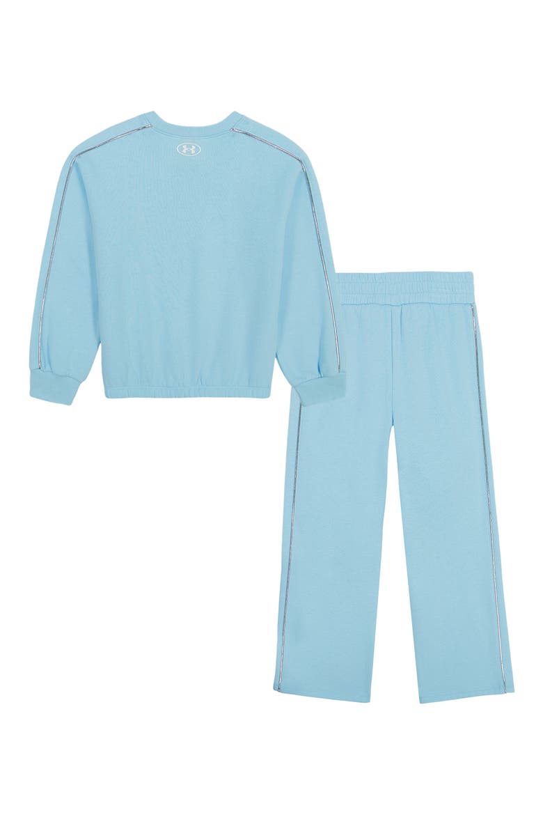 Kids' Rival Fleece Piping Two-Piece Set, Alternate, color, OPAL BLUE