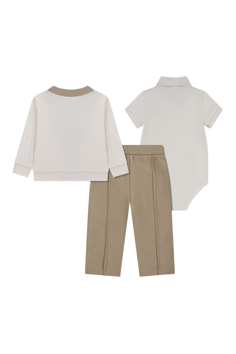 Cardigan, Pants & Bodysuit Set, Alternate, color, LAPONIE