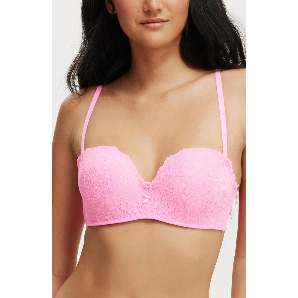 COTTON ON BODY EVERYDAY LACE STRAPLESS PUSH UP 2 BRA
