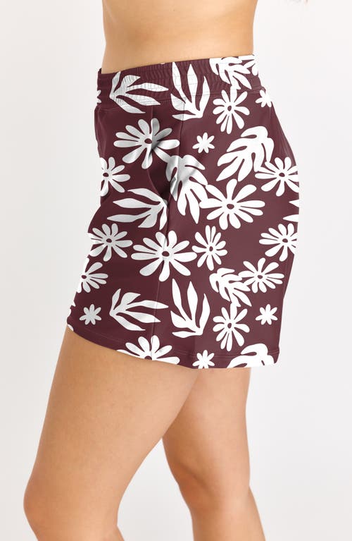 Calypsa Classic Fit Swim Shorts With Panty