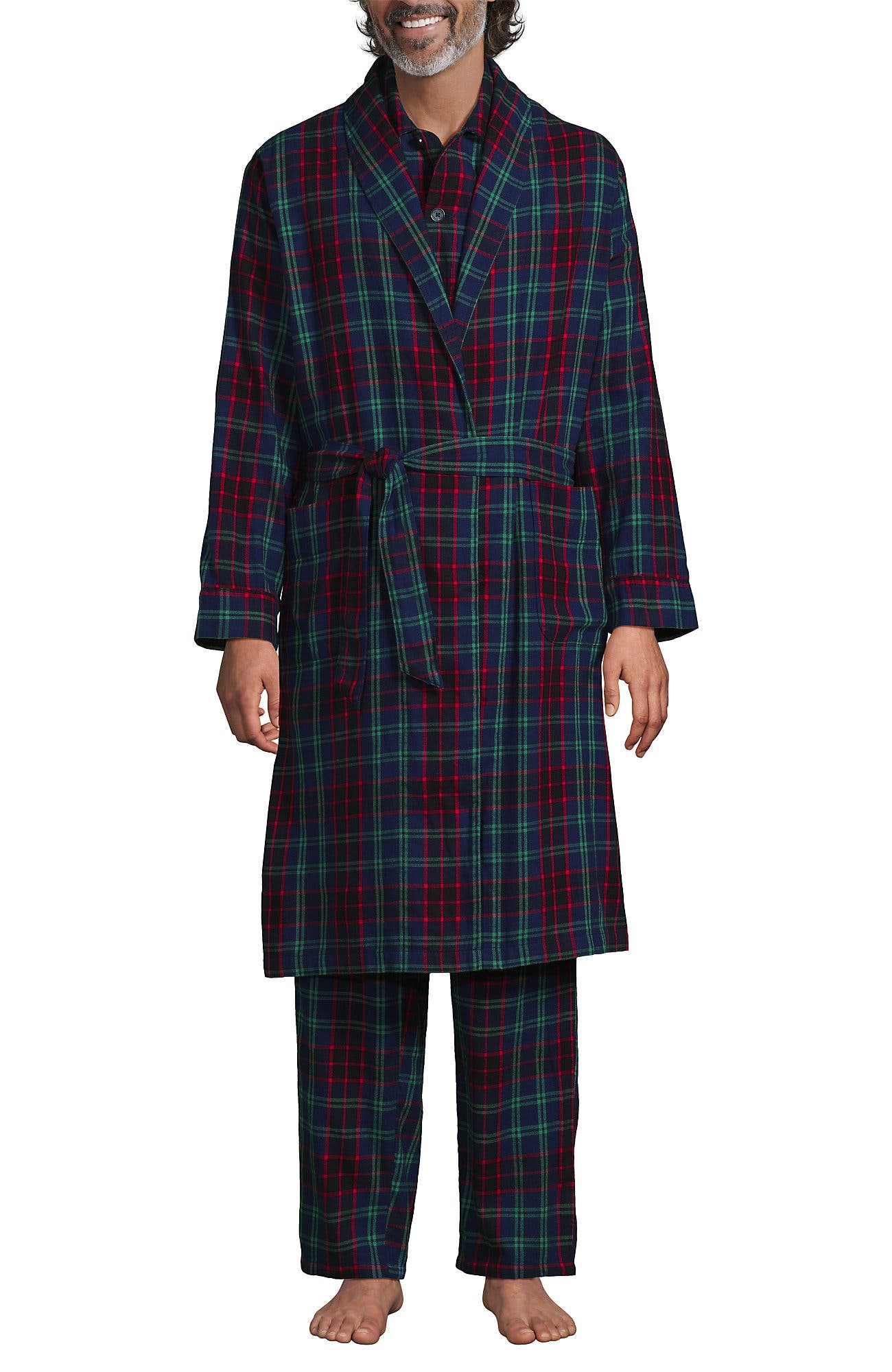 Navy Multi Plaid