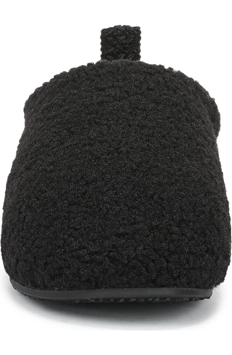 Blowfish Malibu Cushie Faux Shearling Slipper, Alternate, color, Black Faux Shearling