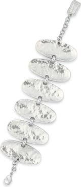 Karine Sultan Oval Plates Bracelet