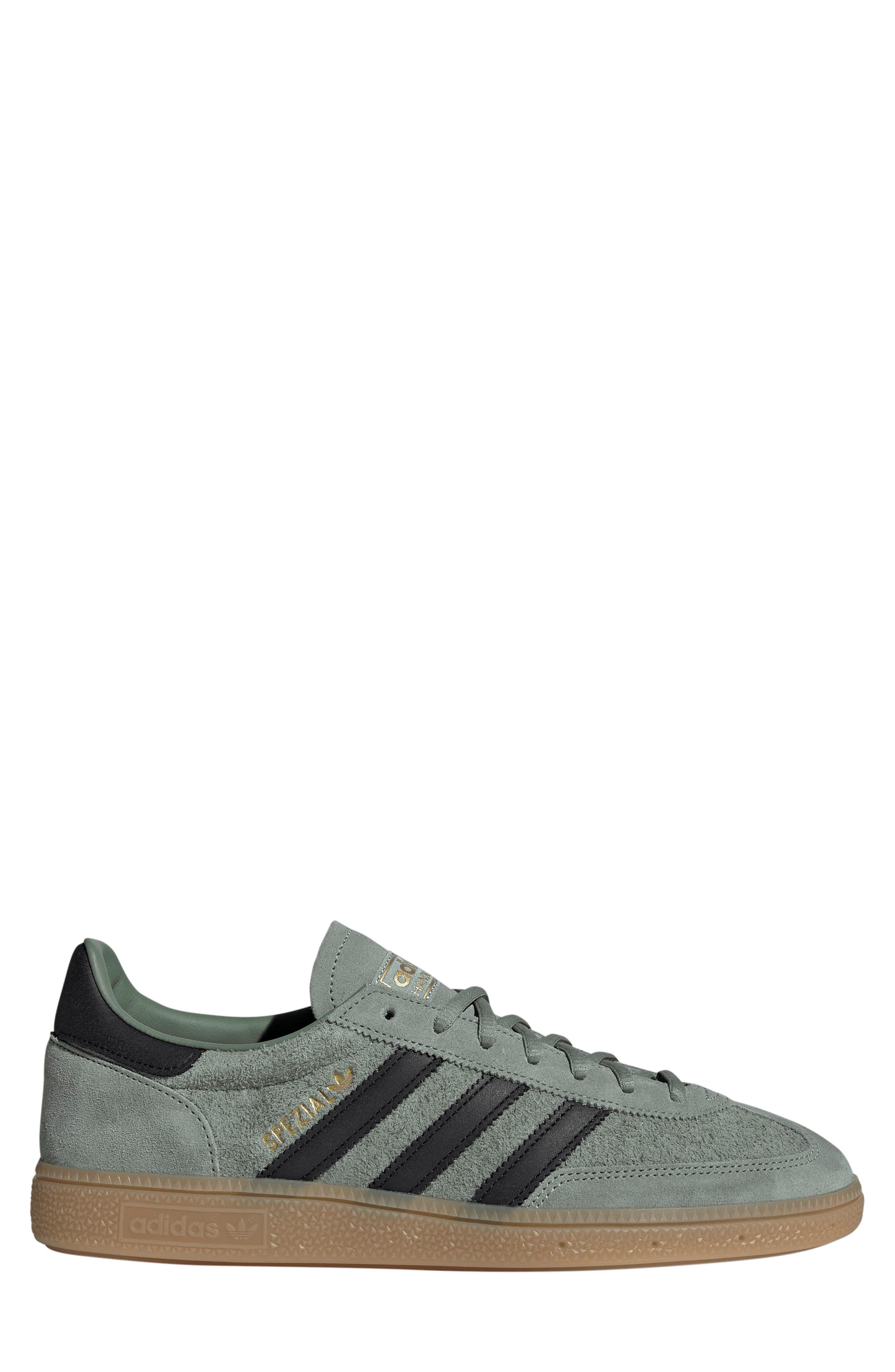 Gender Inclusive Handball Spezial Sneaker, Alternate, color, SILVER GREEN/ CORE BLACK/ GUM4