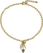Loni Paul Jewelry Marquise & Spike Drop Necklace