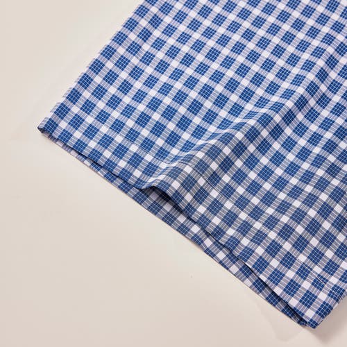 Regent Row Big And Tall Stanton Shirt Polo In Blue-plaid-26