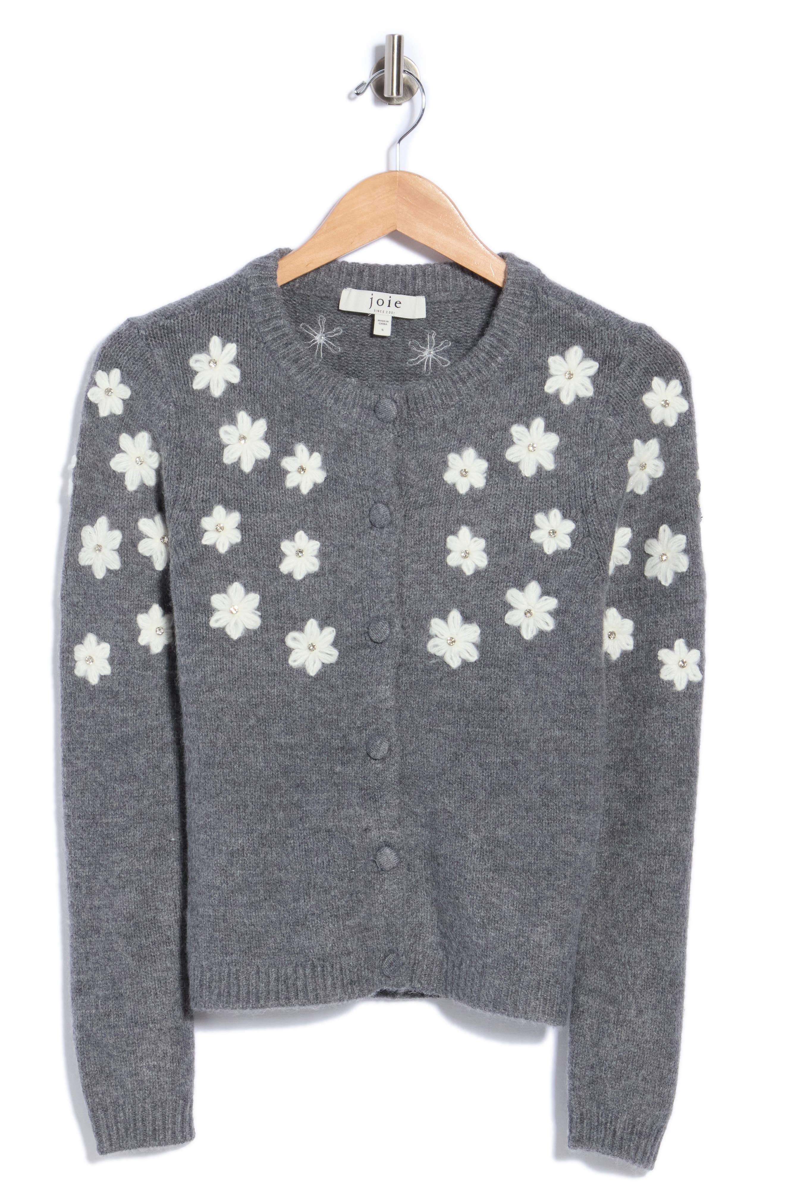 selected DARK GREY HEATHER W/ IVORY