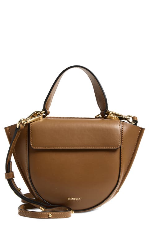 Hortensia Leather Top Handle Bag