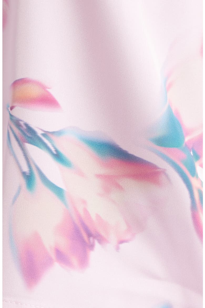 Boxy Everyday Satin Pajamas, Alternate, color, PINK SHADOW BLOOM