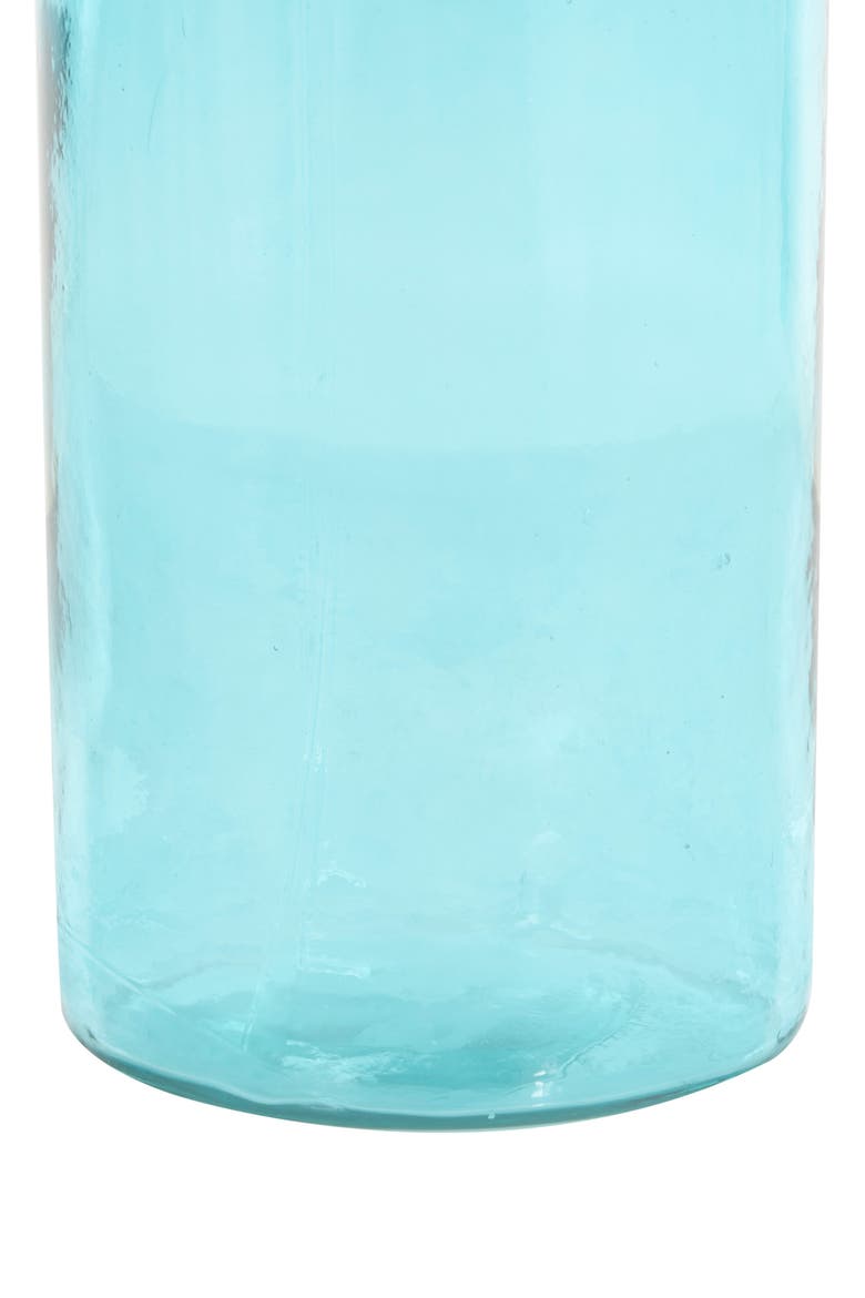 Recycled Glass Vase, Alternate, color, TEAL