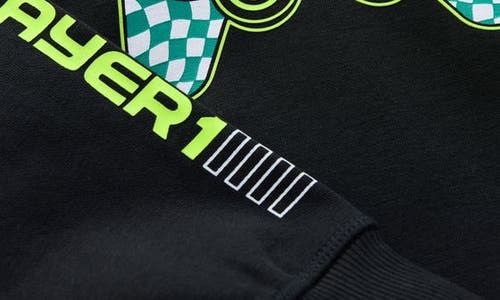 Next Kids' Level Up Controller Graphic Hoodie In Black