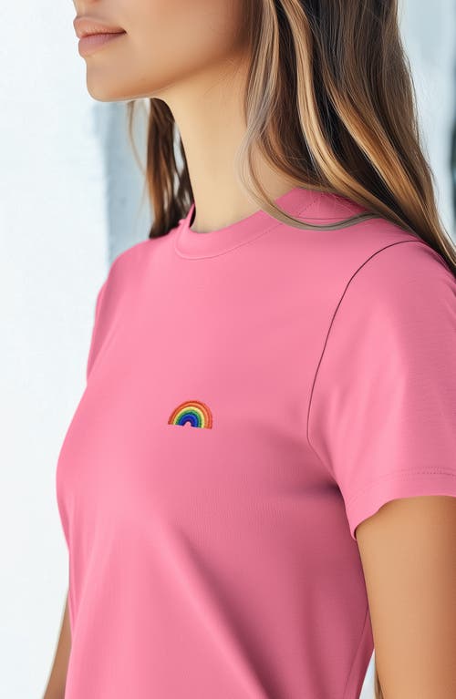 Dalix Womens Rainbow Jersey Relaxed Tee