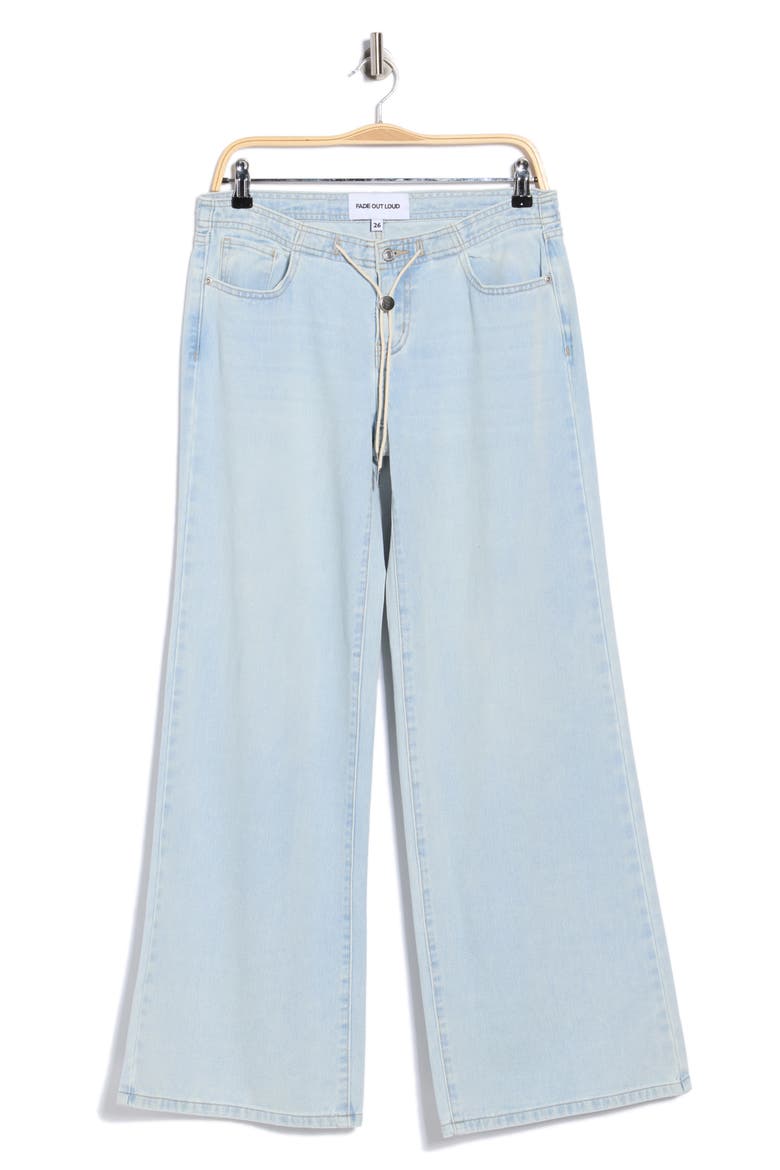 Low Rise Wide Leg Corduroy Jeans, Alternate, color, POWDER BLUE WASH