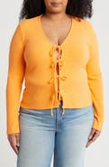 Renee C Tie Front Sweater