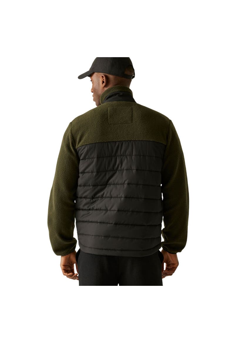 Frankie Borg Full Zip Hybrid Jacket, Alternate, color, Black