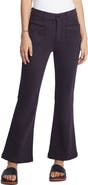Wash Lab Denim Patch Baby Flare Hem Crop Pants