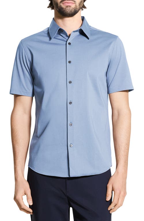 Theory Irving Short-sleeve Shirt In Structure Knit