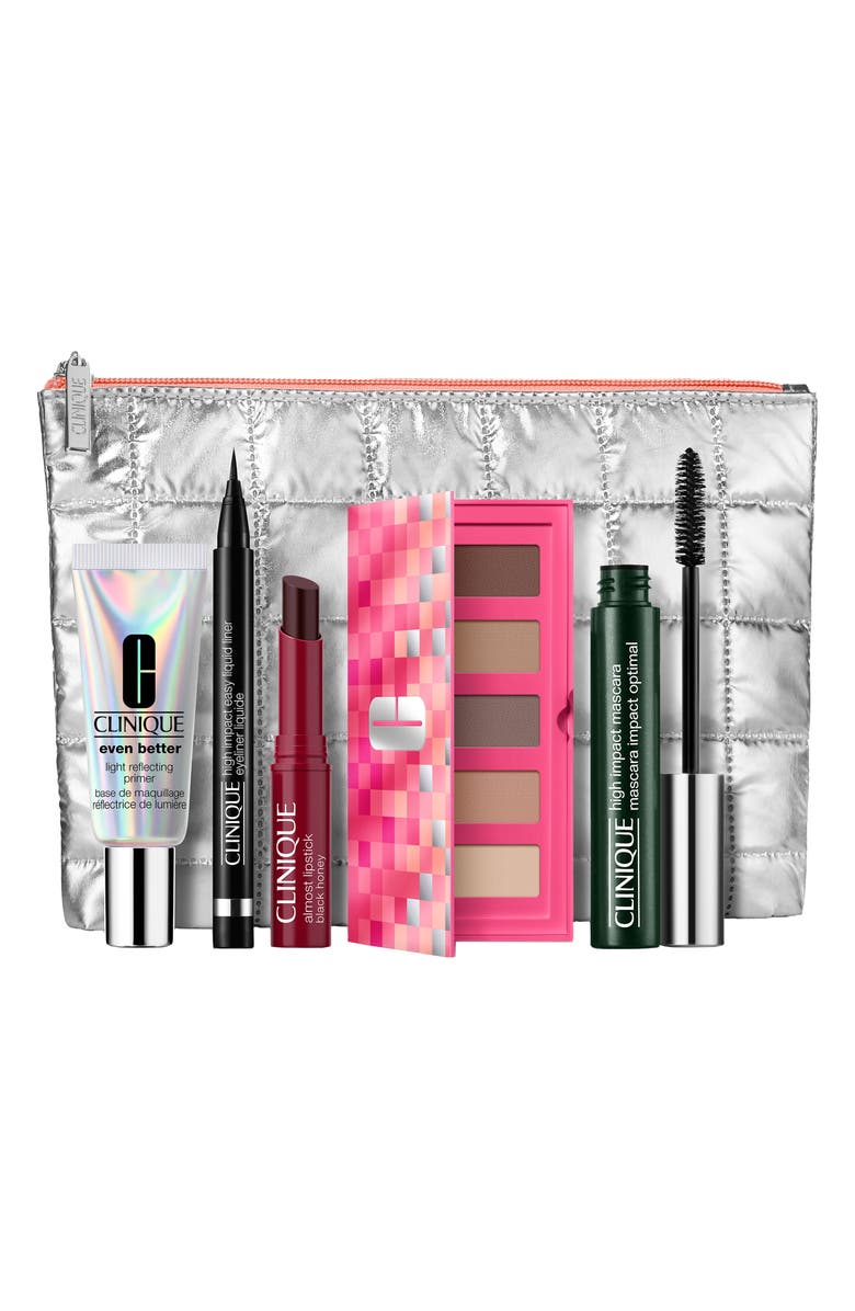 Clinique Makeup Bag Must-Haves Holiday Gift Set $142 Value, Main, color, 