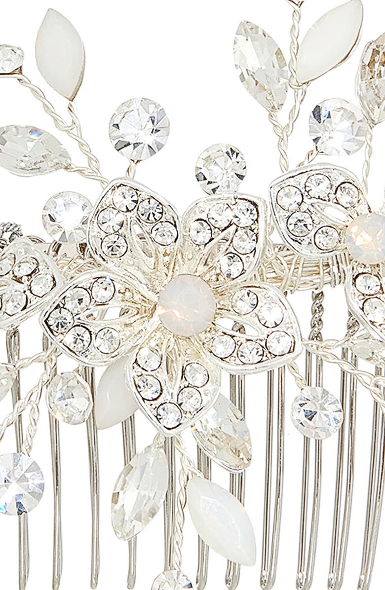 Brides & Hairpins Deja Hair Comb, Alternate, color, Silver