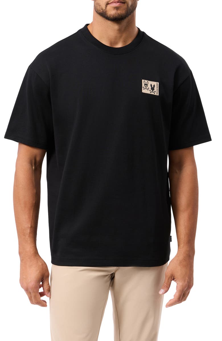 Psycho Bunny Monroe Heavyweight Pima Cotton T-Shirt, Main, color, 