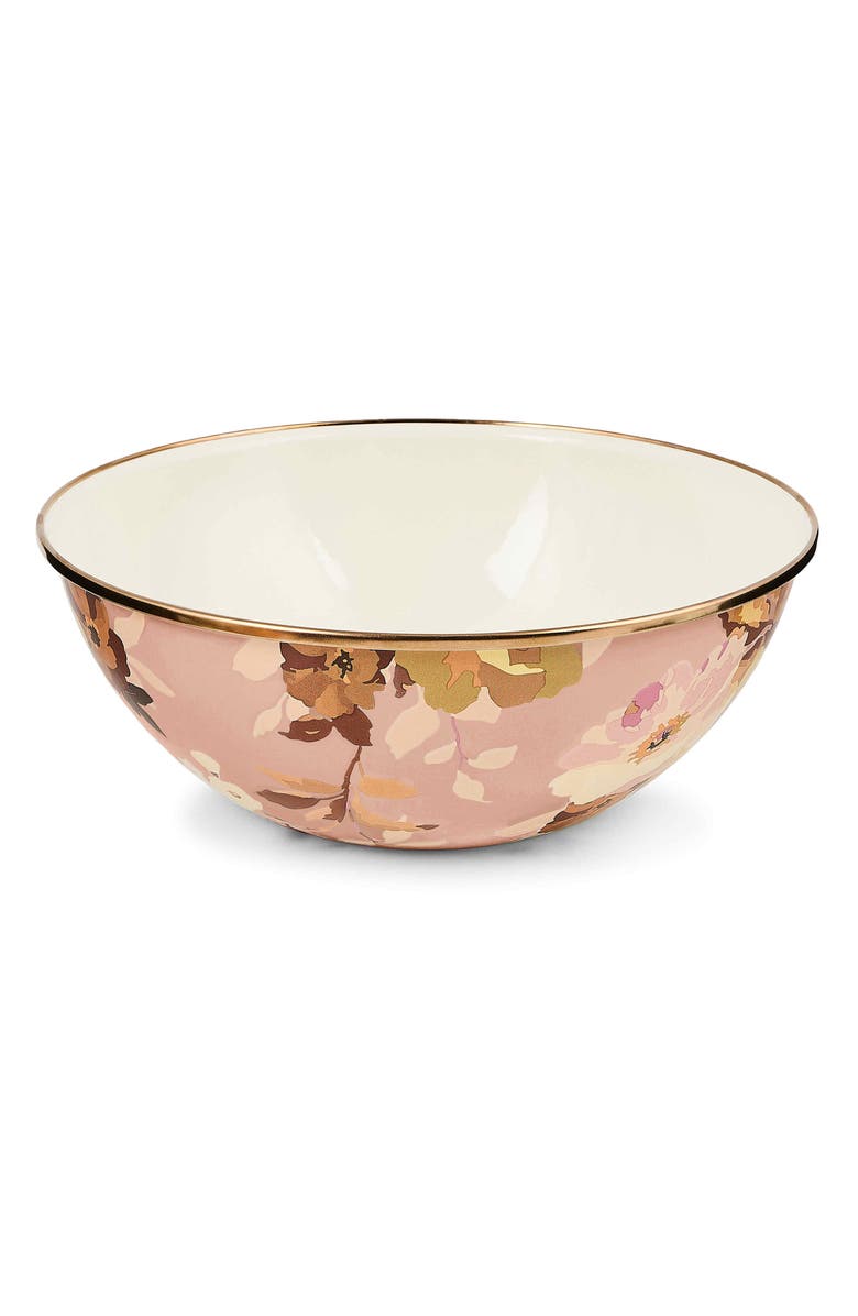 MACKENZIE CHILDS Wild Rose Mauve Medium Everyday Bowl, Main, color, Mauve