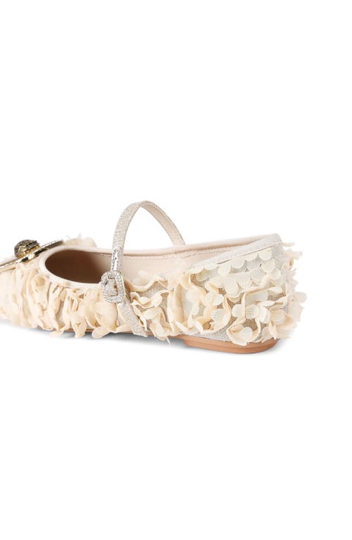 Kurt Geiger London Pimlico Mary Jane Ballet Flat In Neutral