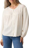 Faherty Lena Organic Linen Button-Up Top