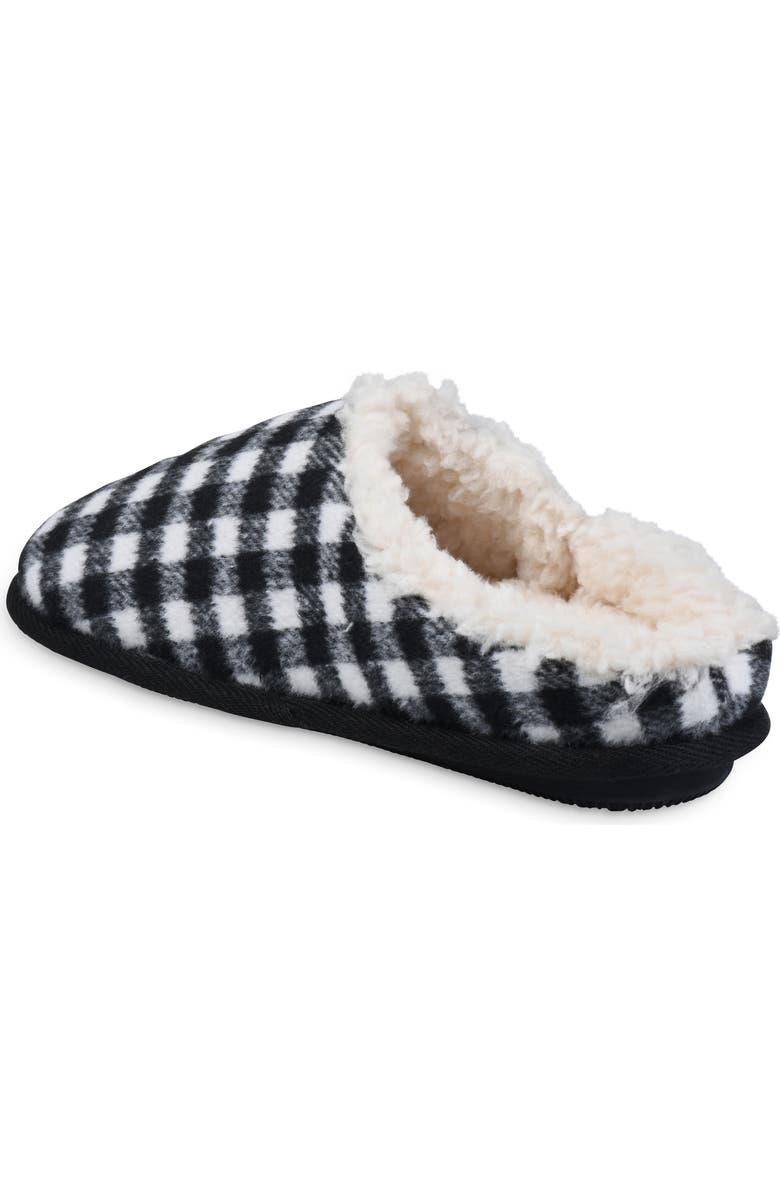 GAAHUU Buffalo Check Faux Shearling Lined Slipper, Alternate, color,