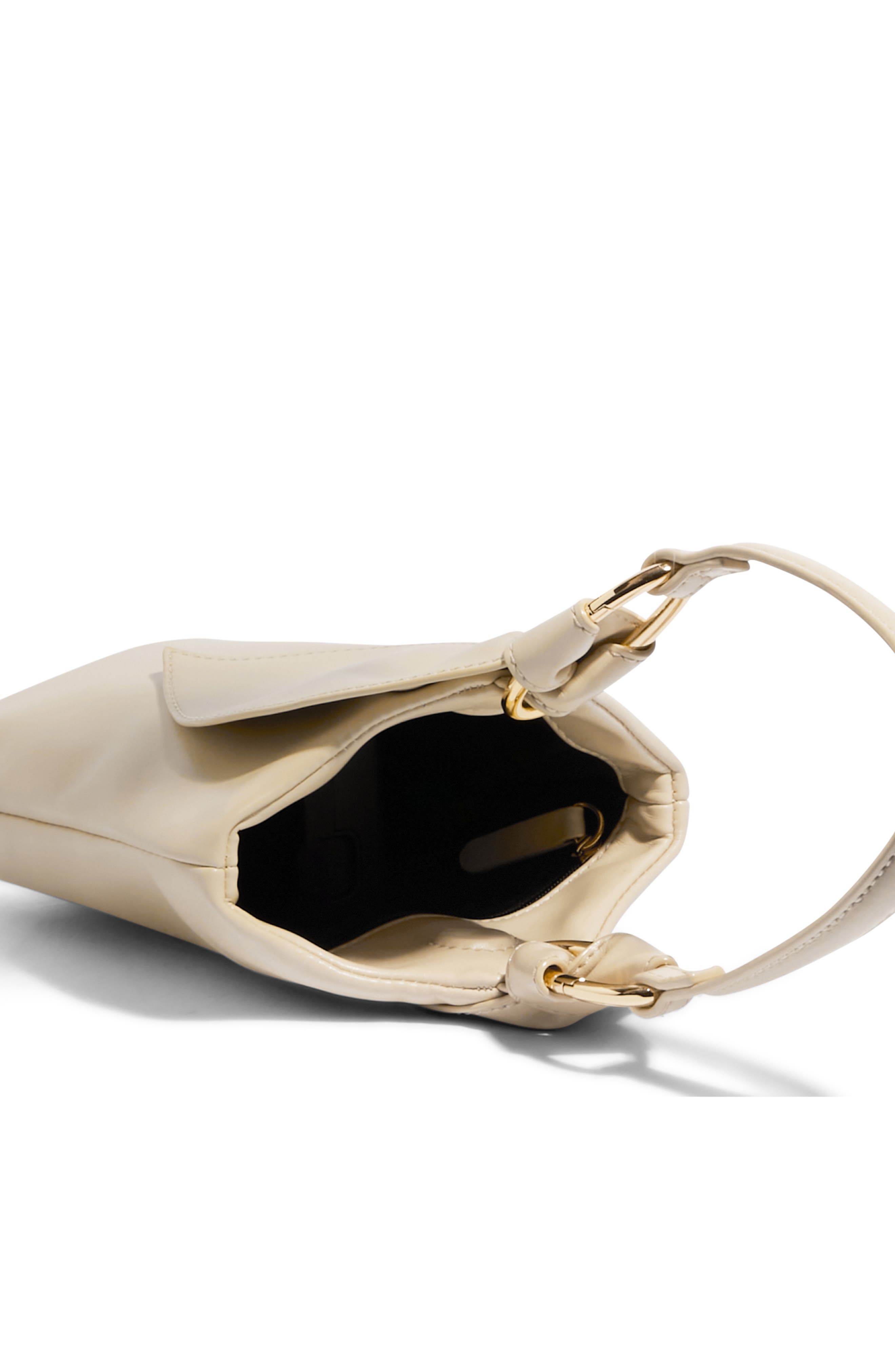 We Sashay Vegan Leather Clutch, Alternate, color, WINTER WHITE