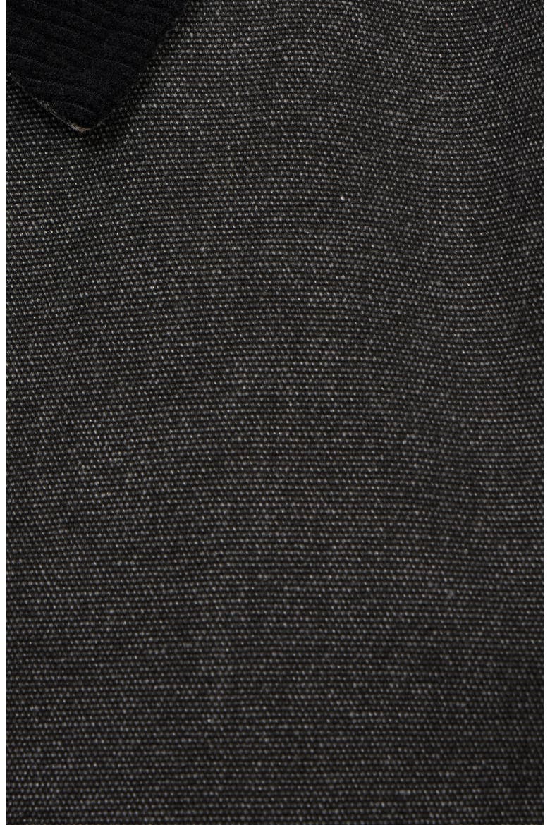 Washed Twill Jacket, Alternate, color, BLACK